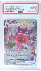 V1938: 2021: FA/Gengar: 271/264: Fusion Strike-Secret: PSA: 10: GEM MT: 114965154